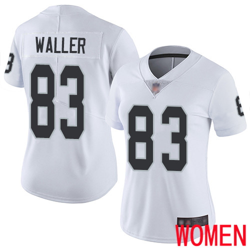 Oakland Raiders Limited White Women Darren Waller Road Jersey NFL Football #83 Vapor Untouchable Jersey->women nfl jersey->Women Jersey